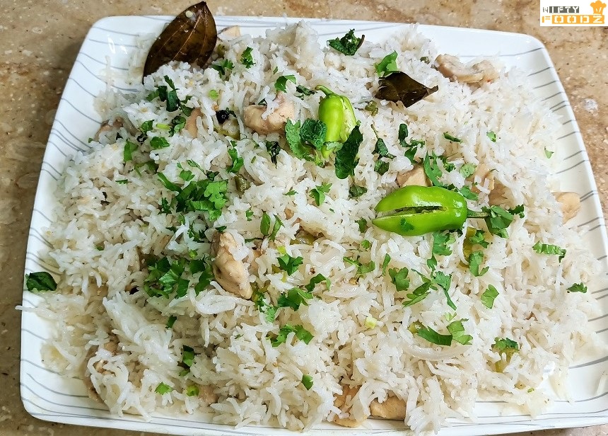 Microwave Chicken Pulao