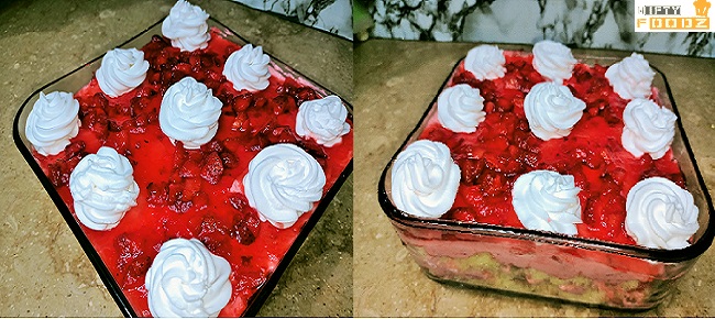 Strawberry Fruitcake Dessert