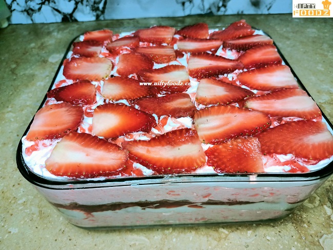 Strawberry Icebox Cake Dessert