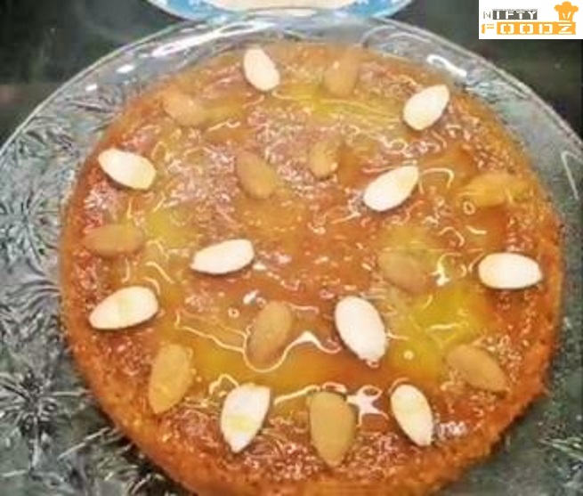 Eggless Dry Almond Cake Without Oven-niftyfoodz
