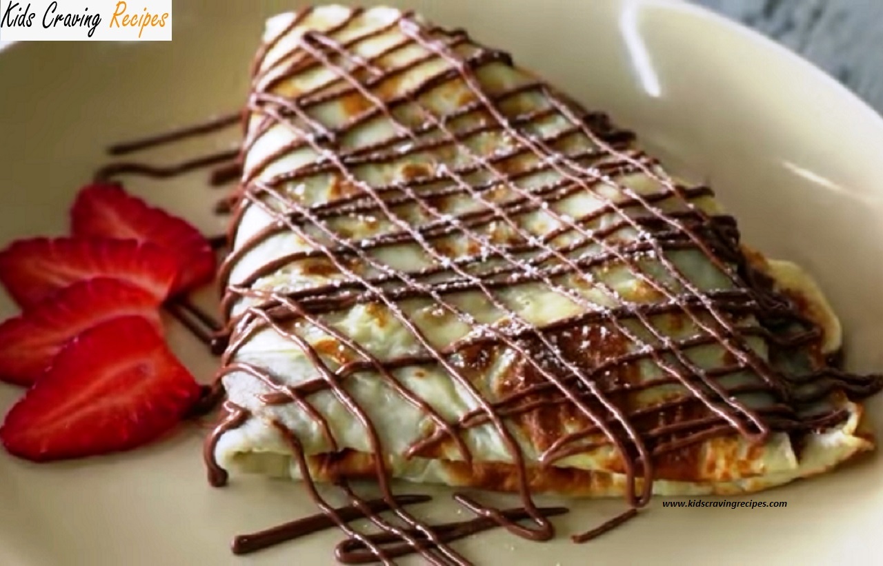 ..Kids Special Nutella Crepes