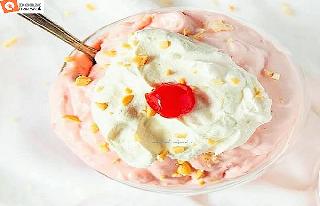 Dorm Room No Bake Banana Split Fluff