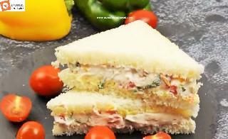 Dorm Room No Cook Cream Cheese Sandwich