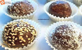 No Bake Tahini Date Energy Balls