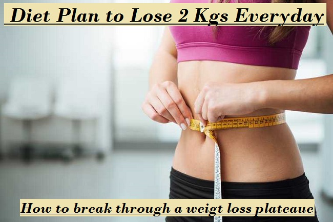 ..Diet Plan to Lose 2 Kgs Everyday