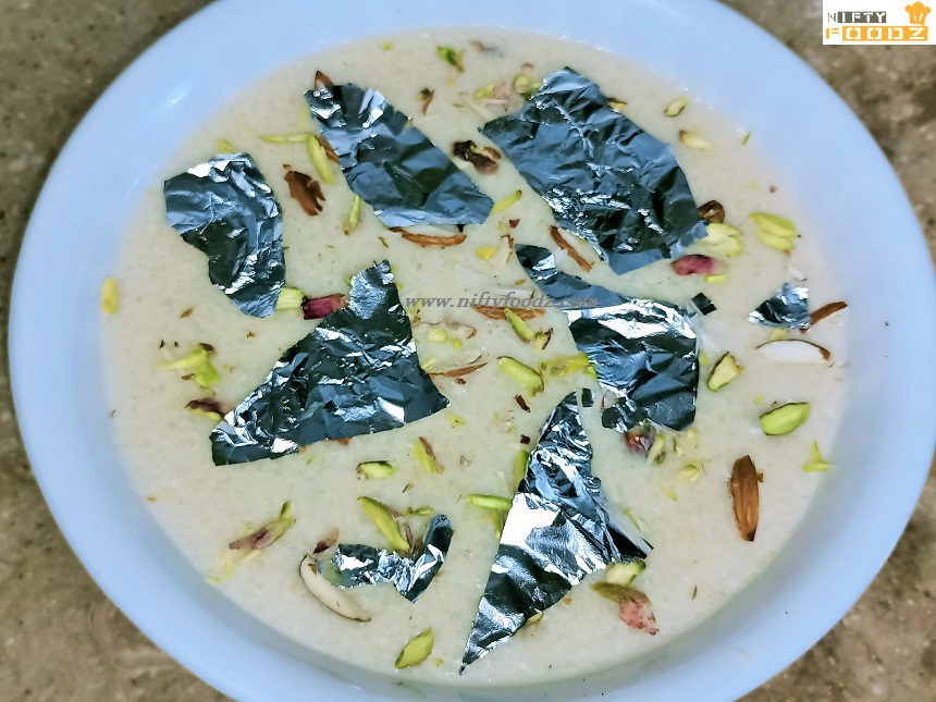Rice Kheer with Homemade Khoya