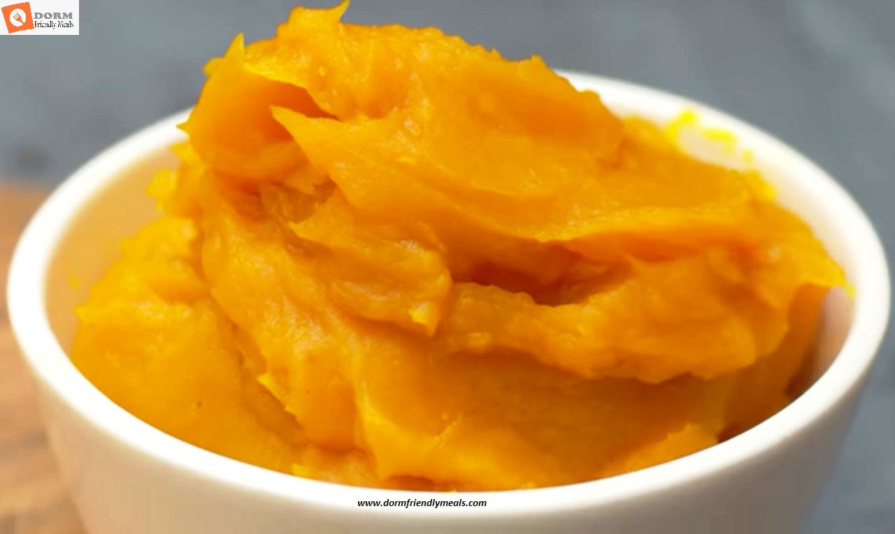 Pumpkin Puree in Microwave